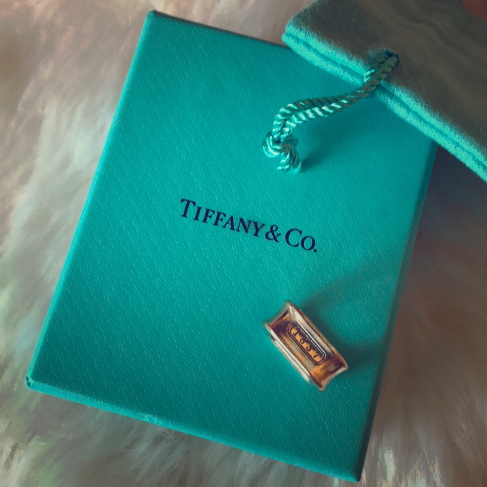 Tiffany & Co sterling silver square ring